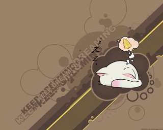 Cartoon flower head brown gold - the edge free wallpaper