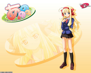 Alice prin portrait blonde blue - a short skirt free wallpaper