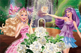 Barbie garden fantasy ceremonial dolls - a barbie doll free wallpaper