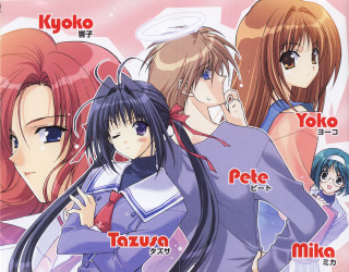 Yoko toko tota toka mika - a group of anime girls free wallpaper
