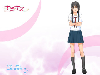 Ayako rokkaku school uniform portrait 2 - a girl in a school uniform free wallpaper