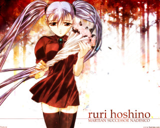 Girl bouquet red dress anime - her body free wallpaper