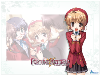 Anime redjacket hat brownhair glasses - two person free wallpaper