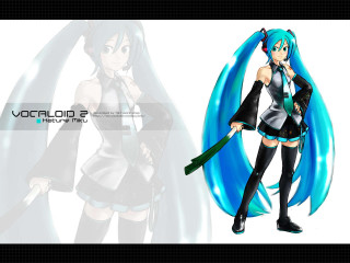 Girl sword boot aqua hair - a short skirt free wallpaper