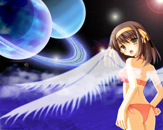 Alice prin girl bikini space - a girl in a bikini free wallpaper for desktop