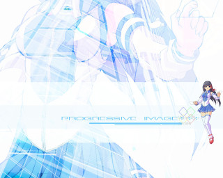 Anime girl blue background magic - a anime character free wallpaper