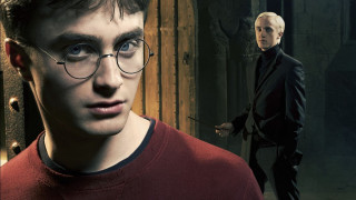 Man glasses harry potter shirt - another man in the background free wallpaper