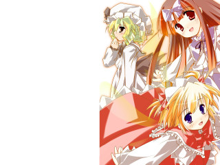 Anime girls red eyes capes - a red cape free wallpaper