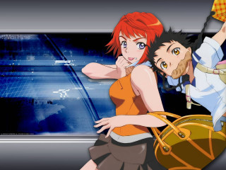 Man woman window blue sky 2 - neodada free wallpaper