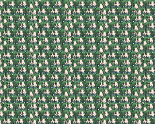 Green hair people flower garden - 2 d sprite free wallpaper for desktop