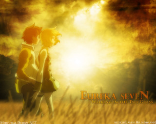 Eurka seven field sunset anime - the middle free wallpaper for desktop