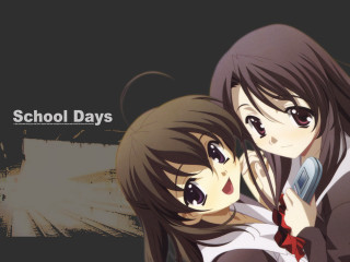 Two girls kyoto animation school - two girl free wallpaper