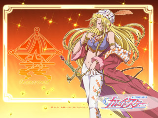 Alice prin costume sword star - a yellow frame free wallpaper