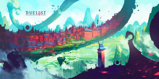 City river bridge painting duelist - anton fadeev free wallpaper