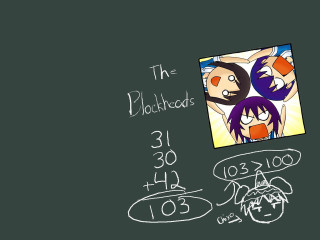 Two people blackboard basketball realism - a drawing free wallpaper