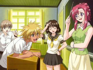 Eizan kikukawa school uniform classroom - comic free wallpaper