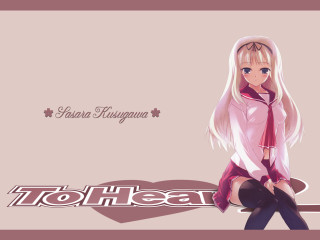 Girl pink shirt long hair 3 - a bench free wallpaper