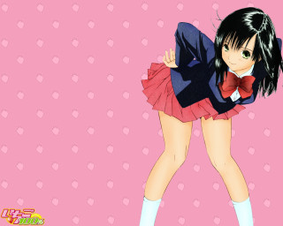 Ayako girl polka dot school - polka dot free wallpaper