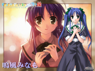 Longhaired girls remodernism illustration bluegreen - long hair and a ponytail free wallpaper