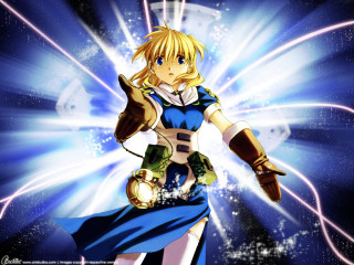 Woman blue dress lightsaber lightball - a light saber free wallpaper for desktop