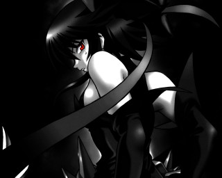 Gothic aya goda yandere demon - a red eye free wallpaper for desktop