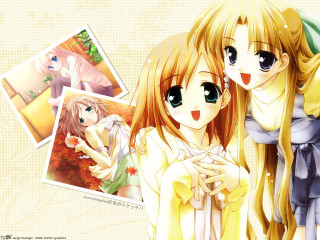 Anime girls blonde big eyes - big eye free wallpaper