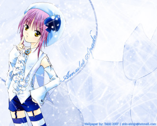 Anime girl pink hair sailor - gothic art free wallpaper for desktop