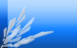 Broken glass window blue sky - a white rectangle free wallpaper