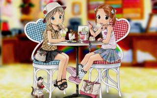 Girls dog tea bubbletea cafe - nearby free wallpaper for desktop