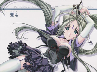 Gothic manga artist eizan kikukawa - her hand behind her head free wallpaper for desktop