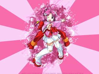 Pink dancer anime floral magical - a pink outfit free wallpaper