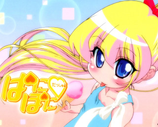 Cartoon girl ponytail bow manga - a cartoon girl free wallpaper