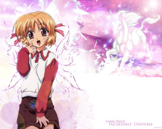 Anime girl blonde red skirt - blonde hair free wallpaper