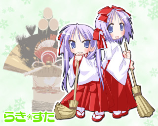 Purple hair sisters brooms snowflakes - purple hair free wallpaper for desktop