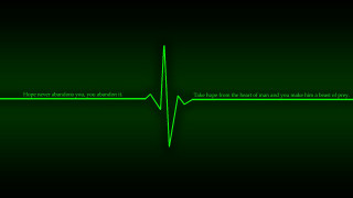 Green ecg line quote image - metal gear free wallpaper