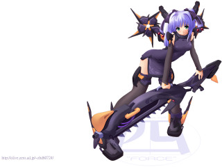 Cartoon motorcycle spikes cybernetic alice - a cartoon character riding free wallpaper
