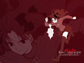 Shirou rin autodestructive poster ufotable - autodestructive art free wallpaper
