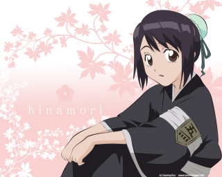 Kimono woman flower autumn leaves - free anime wallpaper