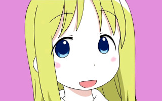 Cartoon girl blonde hair blue 5 - blonde hair free wallpaper