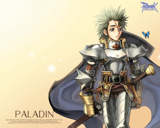Cartoon character sword armor butterflies - pathfinder free wallpaper