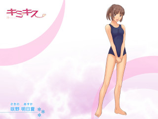 Woman swimsuit pink background japanese - a woman in a swimsuit free wallpaper