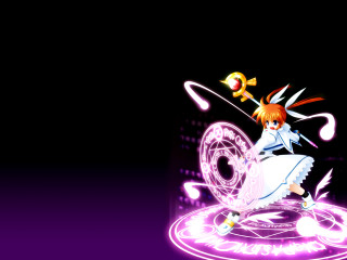 Girl dancing hologram magic wings - her knee free wallpaper for desktop