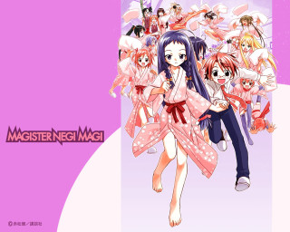 Anime girls pink dresses kimono - mingei free wallpaper