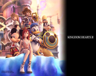 Kingdom hearts castle sea characters - their character free wallpaper
