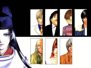 Anime group hats glasses suit - manga and anime 1 9 9 9 free wallpaper