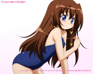 Girl long hair blue eyes - her face free wallpaper