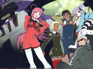 Anime group plane woman red 2 - a plane free wallpaper