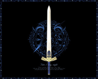 Sword blue border andor basch - a blue border free wallpaper for desktop