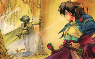 Man armor sunset fire sword - a monster free wallpaper