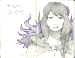 Girl purple hair feather head - ayako rokkaku free wallpaper